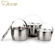【美心 MASIONS】維多利亞 Victoria 皇家316不鏽鋼調理鍋(3入組)