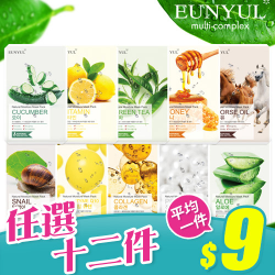 新高橋藥妝-【任選12入$99】韓國Eunyul面膜22ml